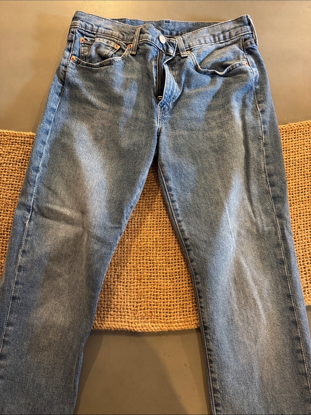 Levi's Light Blue Straight Jeans